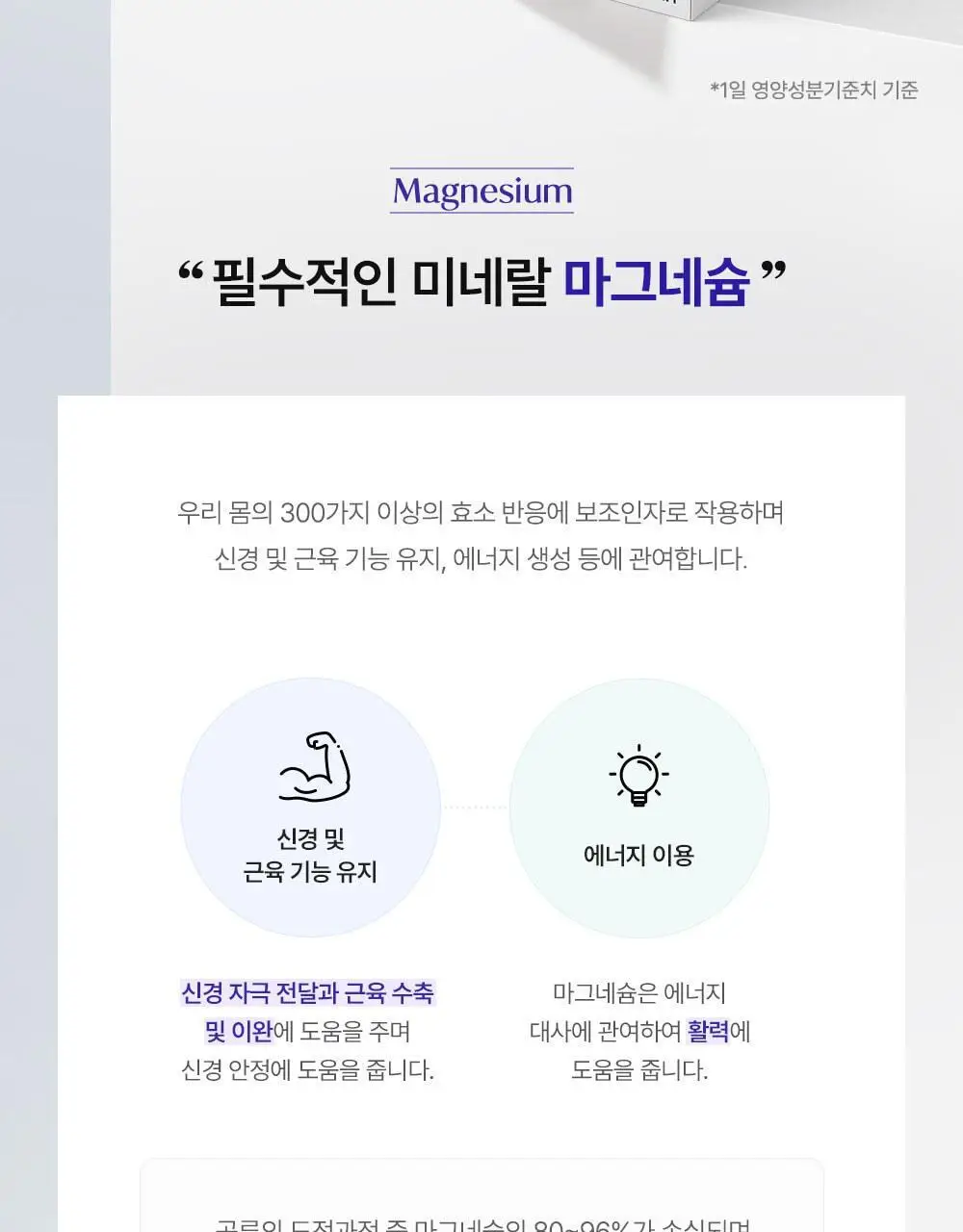 [설인아 PICK] 젠제네틱스 마그네슘 400mg 다이렉트 6포 데이팩 (6일분) 상세페이지 6